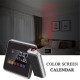 Digital Projection Alarm Clock Weather Station 180 with Temperature Thermometer Humidity Hygrometer/Bedside Wake Up Projector Clock Digital Projection Alarm Clock Weather Station 180 with Temperature Thermometer Humidity Hygrometer/Bedside Wake Up Projector Clock