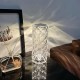 Crystal Table Lamp Rose Light LED Projector 3 Colors Touch Adjustable Romantic Diamond Atmosphere Light USB Touch Night Light For Bar, Bedroom, Christmas Valentine's Gift For Kids Girls Lover Crystal Table Lamp Rose Light LED Projector 3 Colors Touch Adjustable Romantic Diamond Atmosphere Light USB Touch Night Light For Bar, Bedroom, Christmas Valentine's Gift For Kids Girls Lover