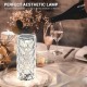 Crystal Table Lamp Rose Light LED Projector 3 Colors Touch Adjustable Romantic Diamond Atmosphere Light USB Touch Night Light For Bar, Bedroom, Christmas Valentine's Gift For Kids Girls Lover Crystal Table Lamp Rose Light LED Projector 3 Colors Touch Adjustable Romantic Diamond Atmosphere Light USB Touch Night Light For Bar, Bedroom, Christmas Valentine's Gift For Kids Girls Lover