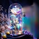 Artificial Flowers Rose eternal rose in glass LED Dome Decor Valentines Day Gifts for Women Girlfriend Wife Mothers Day Wedding Artificial Flowers Rose eternal rose in glass LED Dome Decor Valentines Day Gifts for Women Girlfriend Wife Mothers Day Wedding