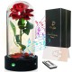 Eternal Galaxy Enchanted Rose Music Box with Remote Control, Forever Flower Perfect Christmas, Mother&#039;s Day, Anniversary, Birthday Gift for Women, Mom, Grandma, Wife