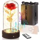 Eternal Galaxy Enchanted Rose Music Box with Remote Control, Forever Flower Perfect Christmas, Mother&#039;s Day, Anniversary, Birthday Gift for Women, Mom, Grandma, Wife