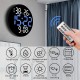LED Digital Wall Clock Large Screen Silent Temperature Date Day Display Timing Electronic Clock Calendar Mounted Alarm Dining Room Decor with Remote LED Digital Wall Clock Large Screen Silent Temperature Date Day Display Timing Electronic Clock Calendar Mounted Alarm Dining Room Decor with Remote