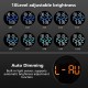 LED Digital Wall Clock Large Screen Silent Temperature Date Day Display Timing Electronic Clock Calendar Mounted Alarm Dining Room Decor with Remote LED Digital Wall Clock Large Screen Silent Temperature Date Day Display Timing Electronic Clock Calendar Mounted Alarm Dining Room Decor with Remote