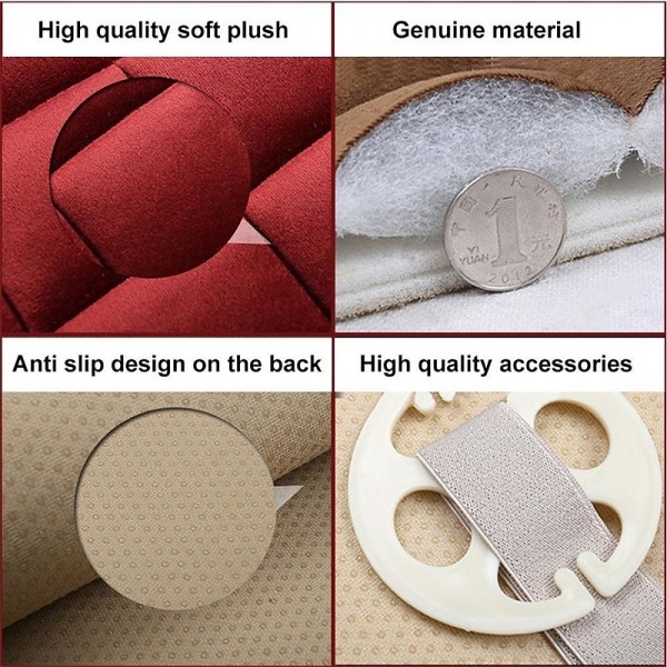Plush Plaid Thicken Warm Car Seat Cushion Pad Car Seat Protector Car Front Rear Seat Covers For Car SUV Truck Car Accessories Plush Plaid Thicken Warm Car Seat Cushion Pad Car Seat Protector Car Front Rear Seat Covers For Car SUV Truck Car Accessories