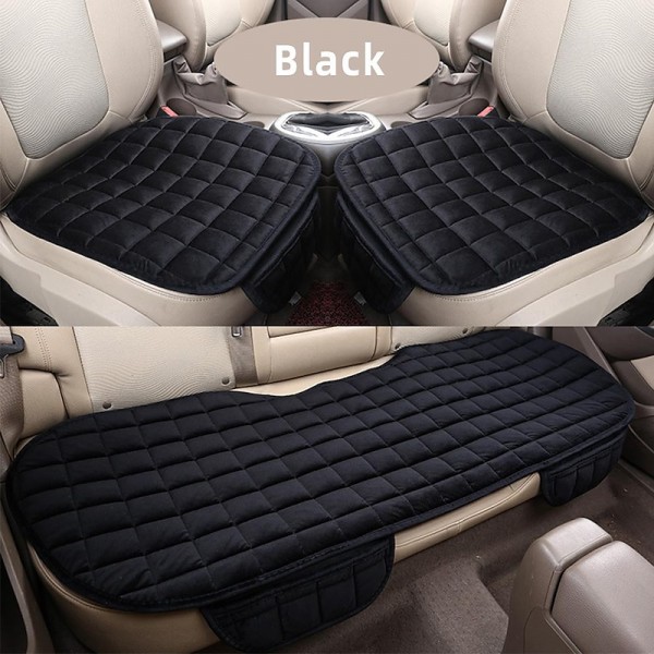 Plush Plaid Thicken Warm Car Seat Cushion Pad Car Seat Protector Car Front Rear Seat Covers For Car SUV Truck Car Accessories Plush Plaid Thicken Warm Car Seat Cushion Pad Car Seat Protector Car Front Rear Seat Covers For Car SUV Truck Car Accessories