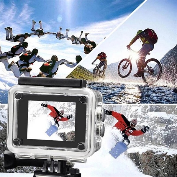 4K Ultra HD Action Camera 4K/30fps WiFi 2 inch 170D Underwater Waterproof Helmet Video Recording Sport Cameras Outdoor Camcorders 4K Ultra HD Action Camera 4K/30fps WiFi 2 inch 170D Underwater Waterproof Helmet Video Recording Sport Cameras Outdoor Camcorders