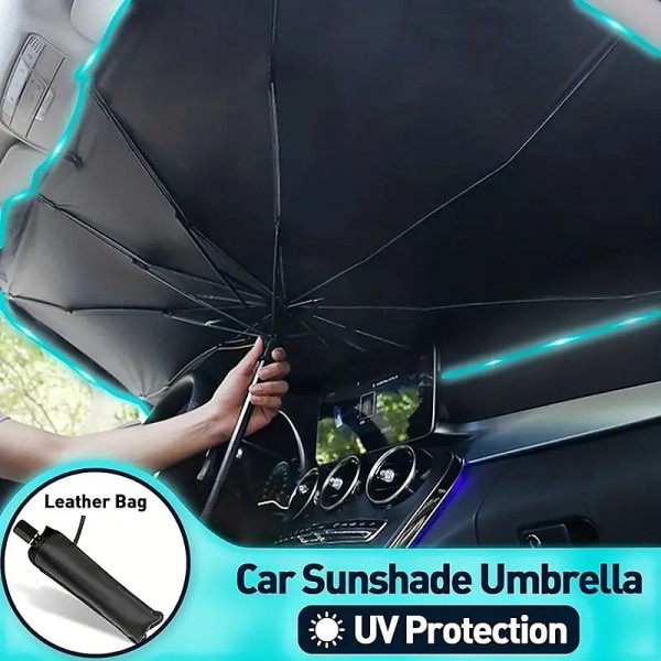 Car Foldable Windshield Umbrellas Interior Sun Shade Umbrella Front Window UV Protection Sunshade Cover Car Accessories Car Foldable Windshield Umbrellas Interior Sun Shade Umbrella Front Window UV Protection Sunshade Cover Car Accessories