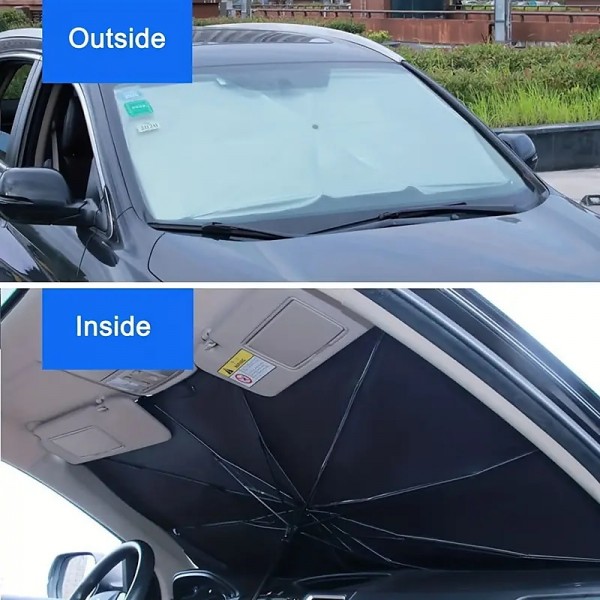 Car Foldable Windshield Umbrellas Interior Sun Shade Umbrella Front Window UV Protection Sunshade Cover Car Accessories Car Foldable Windshield Umbrellas Interior Sun Shade Umbrella Front Window UV Protection Sunshade Cover Car Accessories