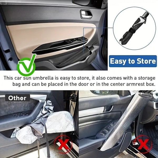 Car Foldable Windshield Umbrellas Interior Sun Shade Umbrella Front Window UV Protection Sunshade Cover Car Accessories Car Foldable Windshield Umbrellas Interior Sun Shade Umbrella Front Window UV Protection Sunshade Cover Car Accessories