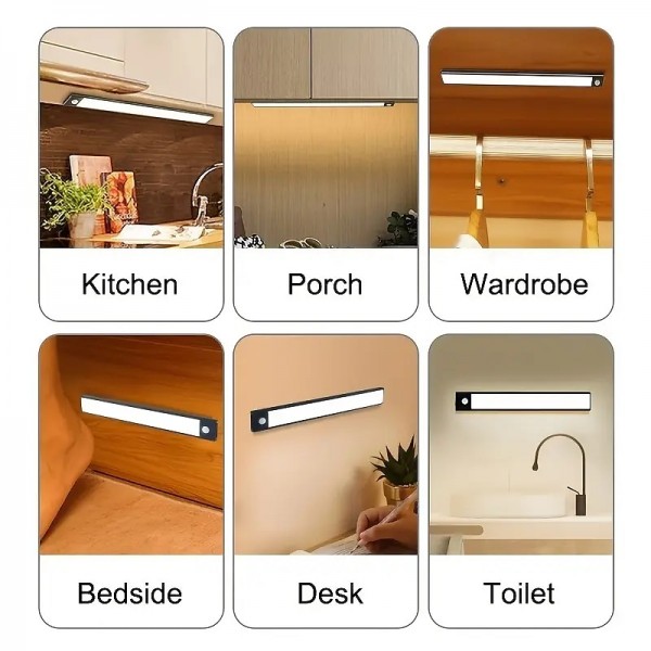 1PC Motion Sensor Light Magnetic Motion Activated Light Wireless USB Charging Lighting Suitable For Kitchen Cabinet Wardrobe Closet Cupboard Night Light. 1PC Motion Sensor Light Magnetic Motion Activated Light Wireless USB Charging Lighting Suitable For Kitchen Cabinet Wardrobe Closet Cupboard Night Light.