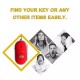 LED Whistle Key Finder Flashing Beeping Sound Control Alarm Anti-Lost Key Locator Finder Tracker with Key Ring LED Whistle Key Finder Flashing Beeping Sound Control Alarm Anti-Lost Key Locator Finder Tracker with Key Ring