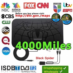 8K 4K Digital TV Antenna For Global TV Receiver DVB T2 Signal Amplifier Booster For Smart tv RV outdoor Car antenna Free Channel