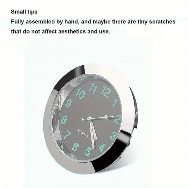 Car Clock Luminous Automobiles Internal Stick-On Mini Digital Watch Mechanics Quartz Clocks Auto Ornament Car Accessories Car Clock Luminous Automobiles Internal Stick-On Mini Digital Watch Mechanics Quartz Clocks Auto Ornament Car Accessories
