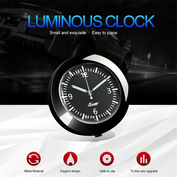 Car Clock Luminous Automobiles Internal Stick-On Mini Digital Watch Mechanics Quartz Clocks Auto Ornament Car Accessories Car Clock Luminous Automobiles Internal Stick-On Mini Digital Watch Mechanics Quartz Clocks Auto Ornament Car Accessories