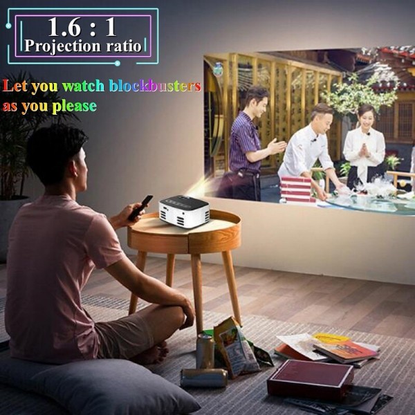 Newest Mini Projector Black White HD 1080P Portable Outdoor Home Theater Projector For Smartphone Tablet Laptop TV Stick Newest Mini Projector Black White HD 1080P Portable Outdoor Home Theater Projector For Smartphone Tablet Laptop TV Stick