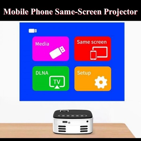 Newest Mini Projector Black White HD 1080P Portable Outdoor Home Theater Projector For Smartphone Tablet Laptop TV Stick Newest Mini Projector Black White HD 1080P Portable Outdoor Home Theater Projector For Smartphone Tablet Laptop TV Stick