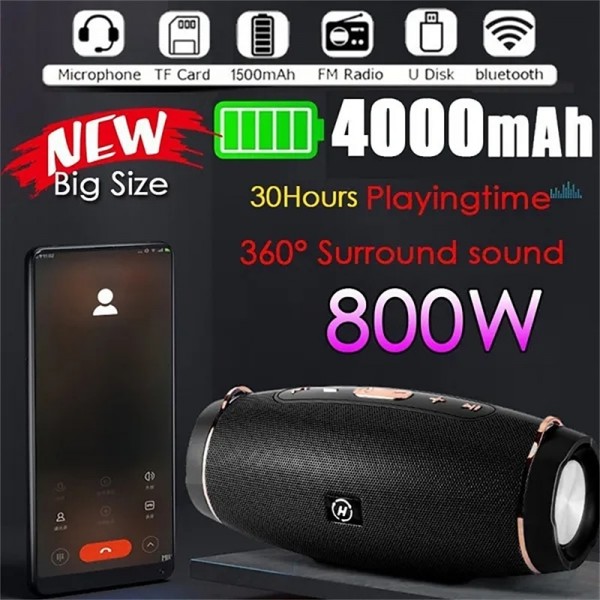 H9 Bluetooth Speaker Bluetooth FM Radio Outdoor Handsfree Speaker For Mobile Phone H9 Bluetooth Speaker Bluetooth FM Radio Outdoor Handsfree Speaker For Mobile Phone