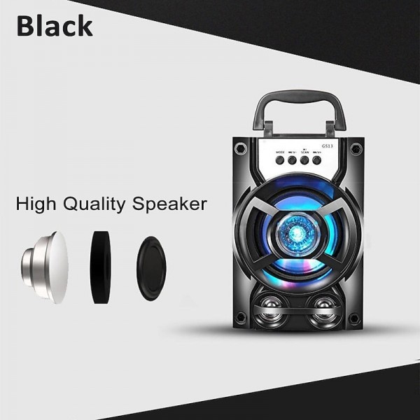 Bluetooth 5.1v Portable PA Speaker With/without Microphone Color Changing LED Light Rechargeable Karaoke Machine Supports TF Card/USB FM , Perfect for Party Bluetooth 5.1v Portable PA Speaker With/without Microphone Color Changing LED Light Rechargeable Karaoke Machine Supports TF Card/USB FM , Perfect for Party
