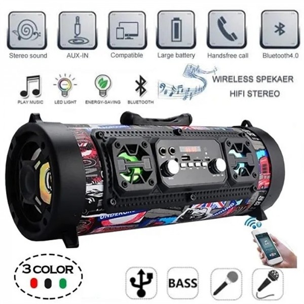 New USB /AUX/ TF Card Phone PC Subwoofer Speakerphone Wireless Bluetooth Portable Speaker Surround Stereo Outdoor Speaker New USB /AUX/ TF Card Phone PC Subwoofer Speakerphone Wireless Bluetooth Portable Speaker Surround Stereo Outdoor Speaker