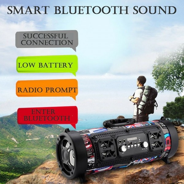 New USB /AUX/ TF Card Phone PC Subwoofer Speakerphone Wireless Bluetooth Portable Speaker Surround Stereo Outdoor Speaker New USB /AUX/ TF Card Phone PC Subwoofer Speakerphone Wireless Bluetooth Portable Speaker Surround Stereo Outdoor Speaker