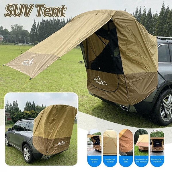 Car Tail Extension Tent Sunshade Rainproof Outdoor Self-driving Tour Barbecue Camping Car Travel Tent Trunk Tent Car Tail Extension Tent Sunshade Rainproof Outdoor Self-driving Tour Barbecue Camping Car Travel Tent Trunk Tent