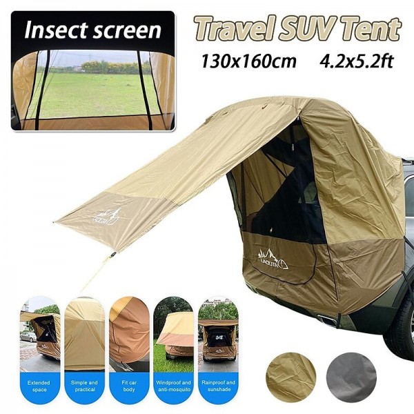 Car Tail Extension Tent Sunshade Rainproof Outdoor Self-driving Tour Barbecue Camping Car Travel Tent Trunk Tent Car Tail Extension Tent Sunshade Rainproof Outdoor Self-driving Tour Barbecue Camping Car Travel Tent Trunk Tent