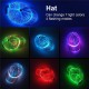 Fiber Optic Cap LED Hat with 7 Colors Luminous Glowing EDC Baseball Hats USB Charging Light up caps Event Party LED Christmas Cap for Event Holiday Fiber Optic Cap LED Hat with 7 Colors Luminous Glowing EDC Baseball Hats USB Charging Light up caps Event Party LED Christmas Cap for Event Holiday