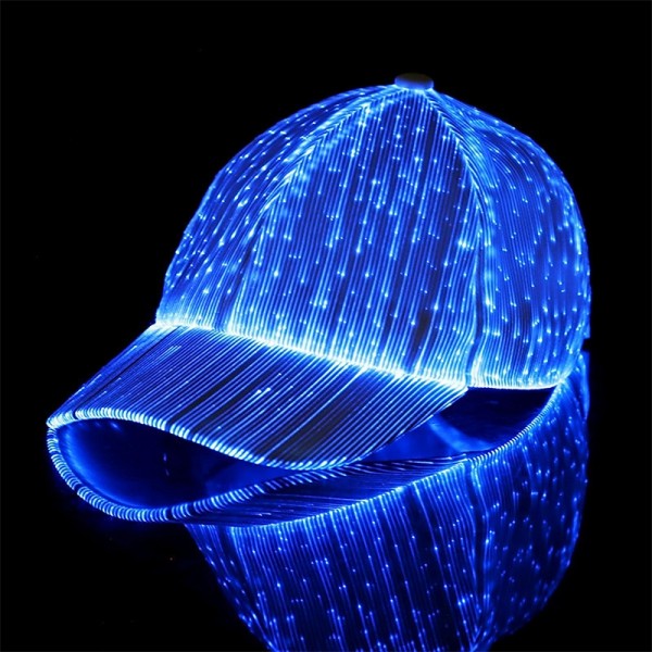Fiber Optic Cap LED Hat with 7 Colors Luminous Glowing EDC Baseball Hats USB Charging Light up caps Event Party LED Christmas Cap for Event Holiday Fiber Optic Cap LED Hat with 7 Colors Luminous Glowing EDC Baseball Hats USB Charging Light up caps Event Party LED Christmas Cap for Event Holiday