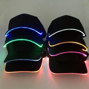 Led Luminous Hat Luminous Baseball Cap Outdoor Sun Visor Sunscreen Cap Luminous Cap