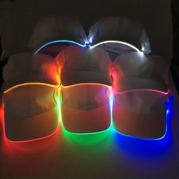 Led Luminous Hat Luminous Baseball Cap Outdoor Sun Visor Sunscreen Cap Luminous Cap Led Luminous Hat Luminous Baseball Cap Outdoor Sun Visor Sunscreen Cap Luminous Cap