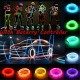 1M/2M/3M/5M LED EL Wire Stage Lights Glow Light Strip Flexible Neon for Party Christmas 1M/2M/3M/5M LED EL Wire Stage Lights Glow Light Strip Flexible Neon for Party Christmas