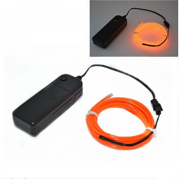 1M/2M/3M/5M LED EL Wire Stage Lights Glow Light Strip Flexible Neon for Party Christmas 1M/2M/3M/5M LED EL Wire Stage Lights Glow Light Strip Flexible Neon for Party Christmas
