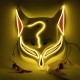 Holloween Mask Led Fox Mask Plastic Led Light Up Masks Cosplay Mask Headwear Halloween Mask Party Holloween Mask Led Fox Mask Plastic Led Light Up Masks Cosplay Mask Headwear Halloween Mask Party