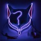 Holloween Mask Led Fox Mask Plastic Led Light Up Masks Cosplay Mask Headwear Halloween Mask Party Holloween Mask Led Fox Mask Plastic Led Light Up Masks Cosplay Mask Headwear Halloween Mask Party