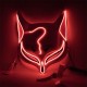 Holloween Mask Led Fox Mask Plastic Led Light Up Masks Cosplay Mask Headwear Halloween Mask Party Holloween Mask Led Fox Mask Plastic Led Light Up Masks Cosplay Mask Headwear Halloween Mask Party