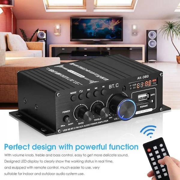 High Quality 1 Set 800W 2 Channel BT Mini HIFI Power Amplifier Audio Stereo Amp Home Car FM High Quality 1 Set 800W 2 Channel BT Mini HIFI Power Amplifier Audio Stereo Amp Home Car FM
