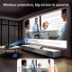 MK95 DLP Mini Projector Smart TV Android 9.0 7000 Lumens 2+16G 5G WiFi BT4.2 4K 1080P Full HD Movie Proyector Compatible with iOS and Android HDMI USB TF MK95 DLP Mini Projector Smart TV Android 9.0 7000 Lumens 2+16G 5G WiFi BT4.2 4K 1080P Full HD Movie Proyector Compatible with iOS and Android HDMI USB TF