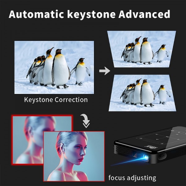 MK95 DLP Mini Projector Smart TV Android 9.0 7000 Lumens 2+16G 5G WiFi BT4.2 4K 1080P Full HD Movie Proyector Compatible with iOS and Android HDMI USB TF MK95 DLP Mini Projector Smart TV Android 9.0 7000 Lumens 2+16G 5G WiFi BT4.2 4K 1080P Full HD Movie Proyector Compatible with iOS and Android HDMI USB TF