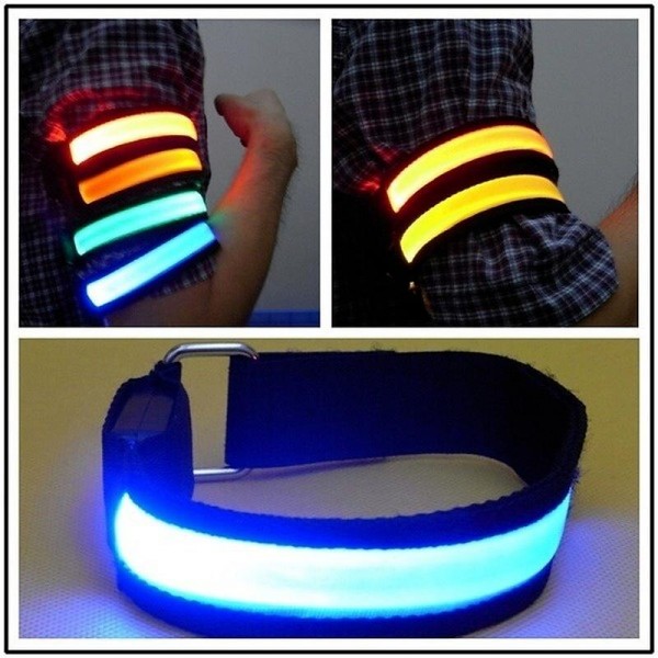 7 Colors Glowing Bracelets Sport LED Wristbands Adjustable Running Light for Runners Joggers Cyclists Bike Warnning Light Outdoor Sport Accessories 7 Colors Glowing Bracelets Sport LED Wristbands Adjustable Running Light for Runners Joggers Cyclists Bike Warnning Light Outdoor Sport Accessories