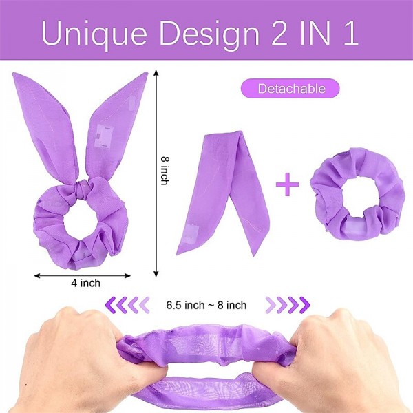 5PCS Light Up Hair Bows Scrunchies LED Luminous Rabbit Bunny Ear Scrunchie Ponytail Holders Glow In The Dark Neon Party Supplies 5PCS Light Up Hair Bows Scrunchies LED Luminous Rabbit Bunny Ear Scrunchie Ponytail Holders Glow In The Dark Neon Party Supplies