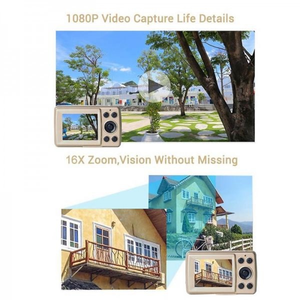 HD 1080P Home Digital Camera Camcorder 16MP Digital SLR Camera 4X Digital Zoom with 1.77 Inch LCD Screen HD 1080P Home Digital Camera Camcorder 16MP Digital SLR Camera 4X Digital Zoom with 1.77 Inch LCD Screen