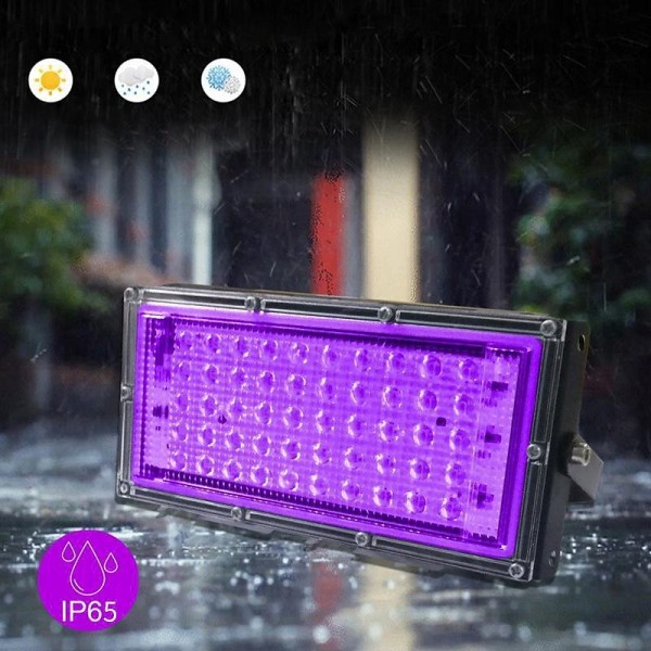 50W 100W LED UV Black Lights Stage Blacklight Ultraviolet Flood Effect Light for Halloween Xmas Dance DJ Disco Party Bar 50W 100W LED UV Black Lights Stage Blacklight Ultraviolet Flood Effect Light for Halloween Xmas Dance DJ Disco Party Bar