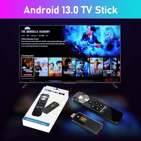 H96MAX M3 Mini TV Stick Android 13.0 Smart TV Box WiFi6 4K*2K H.265 HEVC RK3528 Set Top Box Media Player PK D6 G7 STICK H96MAX M3 Mini TV Stick Android 13.0 Smart TV Box WiFi6 4K*2K H.265 HEVC RK3528 Set Top Box Media Player PK D6 G7 STICK