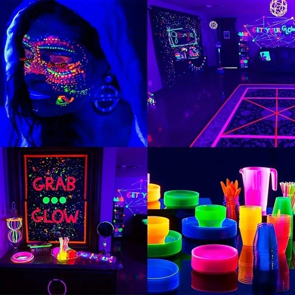 LED Black Light Bar USB Portable LED Tube Blacklight With ON/Off Switch For Halloween Glow Party Poster UV Art Neon Body Paint Stage Lighting Bedroom And Fun Atmosphere LED Black Light Bar USB Portable LED Tube Blacklight With ON/Off Switch For Halloween Glow Party Poster UV Art Neon Body Paint Stage Lighting Bedroom And Fun Atmosphere