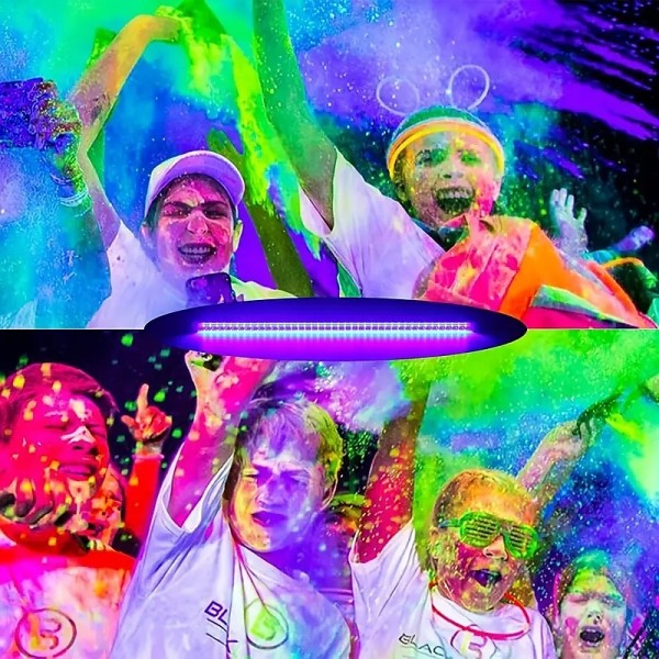 LED Black Light Bar USB Portable LED Tube Blacklight With ON/Off Switch For Halloween Glow Party Poster UV Art Neon Body Paint Stage Lighting Bedroom And Fun Atmosphere LED Black Light Bar USB Portable LED Tube Blacklight With ON/Off Switch For Halloween Glow Party Poster UV Art Neon Body Paint Stage Lighting Bedroom And Fun Atmosphere