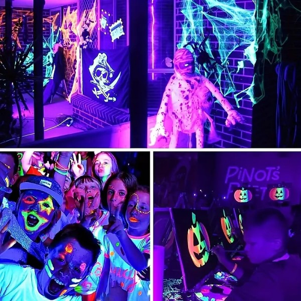 LED Black Light Bar USB Portable LED Tube Blacklight With ON/Off Switch For Halloween Glow Party Poster UV Art Neon Body Paint Stage Lighting Bedroom And Fun Atmosphere LED Black Light Bar USB Portable LED Tube Blacklight With ON/Off Switch For Halloween Glow Party Poster UV Art Neon Body Paint Stage Lighting Bedroom And Fun Atmosphere