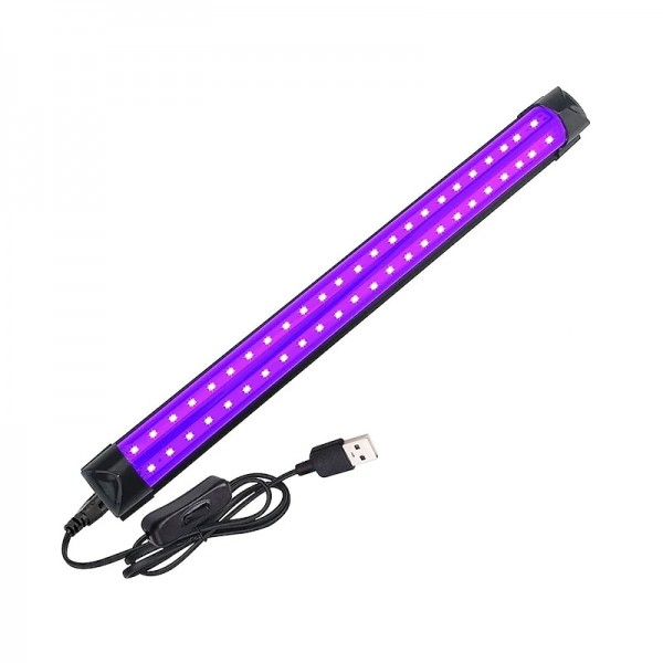 LED Black Light Bar USB Portable LED Tube Blacklight With ON/Off Switch For Halloween Glow Party Poster UV Art Neon Body Paint Stage Lighting Bedroom And Fun Atmosphere LED Black Light Bar USB Portable LED Tube Blacklight With ON/Off Switch For Halloween Glow Party Poster UV Art Neon Body Paint Stage Lighting Bedroom And Fun Atmosphere