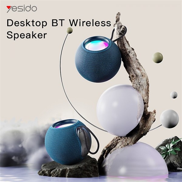360° Surround Sound Desktop Bluetooth 5.1 Wireless Speaker HiFi Supper Bass TWS Portable Soundbar RGB Light Support TF Card 360° Surround Sound Desktop Bluetooth 5.1 Wireless Speaker HiFi Supper Bass TWS Portable Soundbar RGB Light Support TF Card