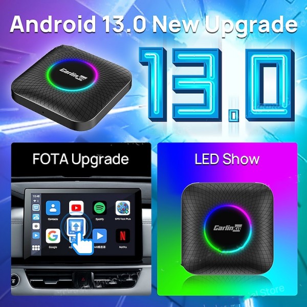 Carlinkit Android 13 Carplay Smart Tv Box Wireless Android Auto & Apple Car Play Netflix Iptv Youtube SM6225 665 8-Core 4G LTE Carlinkit Android 13 Carplay Smart Tv Box Wireless Android Auto & Apple Car Play Netflix Iptv Youtube SM6225 665 8-Core 4G LTE